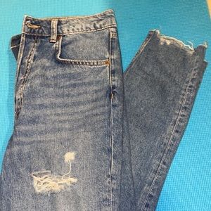 H&M divided high waisted jeans